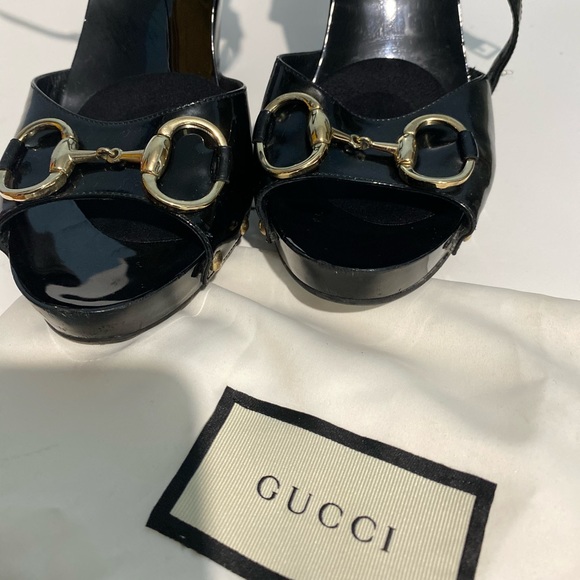 Gucci Black 190937 Platforms US 7B - Picture 7 of 9